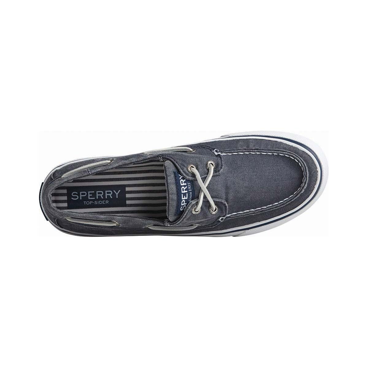 Sperry Bahama Men's Salt Washed Canvas Sneakers Navy 8, Navy, bcf_hi-res