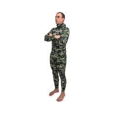 Adreno Men's Invisi-Skin 2 Piece Wetsuit 3mm Green L, Green, bcf_hi-res