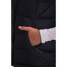 Macpac Women's Halo Down Puffer Vest V2, Black, bcf_hi-res