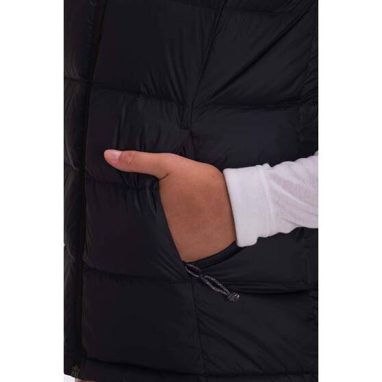 Macpac Women's Halo Down Puffer Vest V2, Black, bcf_hi-res