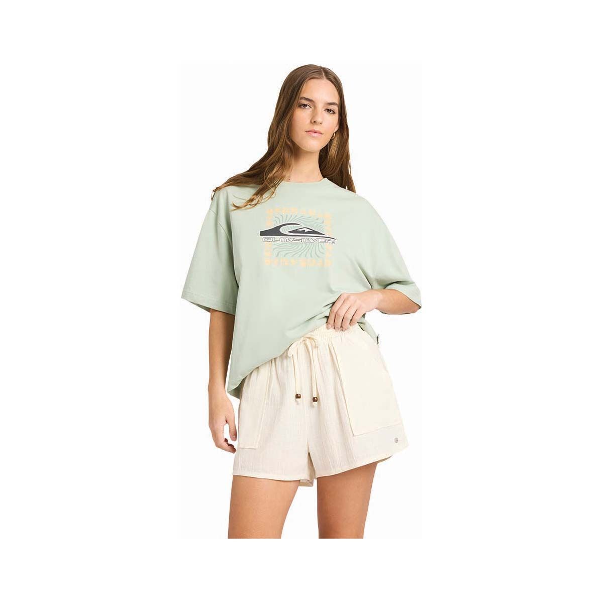 Quiksilver Women&rsquo;s Serene Shorts, Birch White, bcf_hi-res