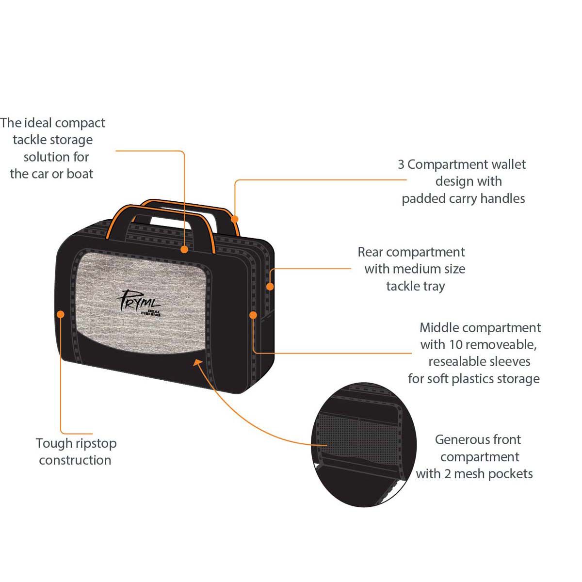 Pryml Predator Premium Tackle Wallet, , bcf_hi-res