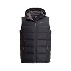 Macpac Men's Halo Hooded Down Puffer Vest V2 Black S, Black, bcf_hi-res