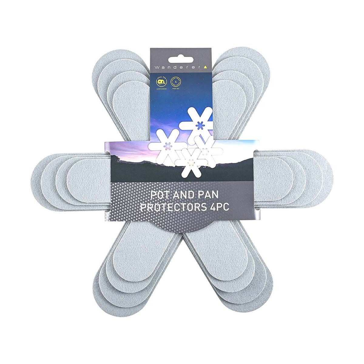 Wanderer Pot and Pan Protector 4 Pack, , bcf_hi-res