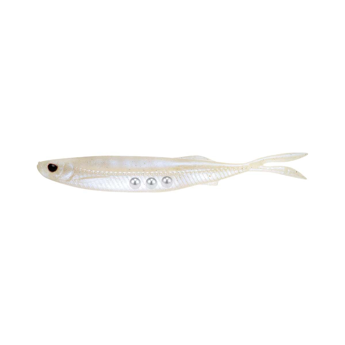 Nomad Live Ops Fallout Minnow Soft Plastic Lure 4.25in Pearl, Pearl, bcf_hi-res