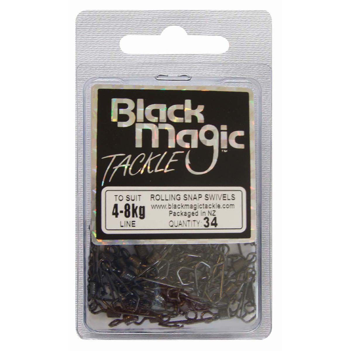 Black Magic Rolling Snap Swivel 34 Pack BCF