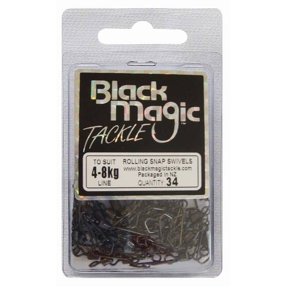 Black Magic Rolling Snap Swivel 34 Pack, , bcf_hi-res