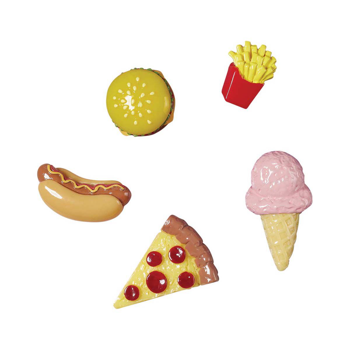 Crocs Jibbitz&trade; Mini 3D Food 5 Pack, , bcf_hi-res