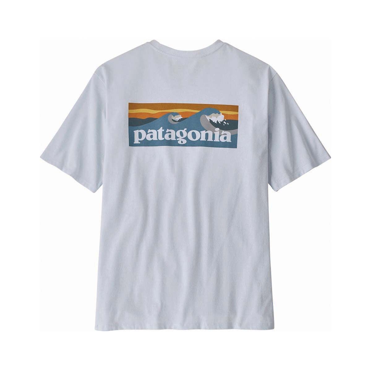 Patagonia Men's P-6 Logo Pocket Responsibili-Tee White S, White, bcf_hi-res