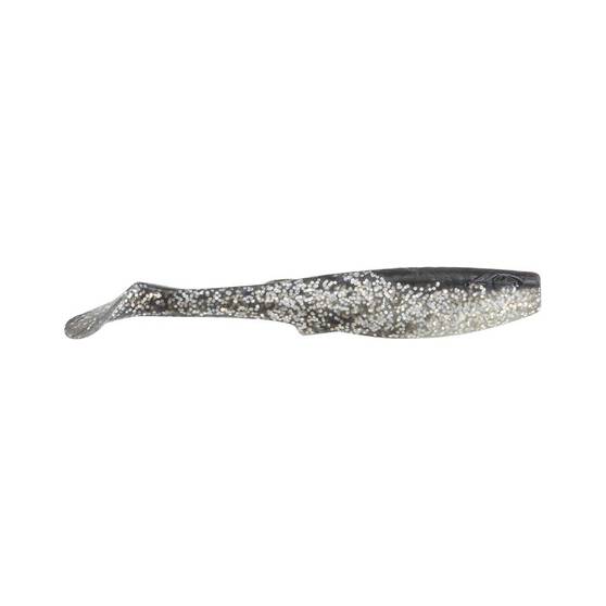 Berkley Gulp! Paddletail Shad Soft Plastic Lure 3in Black / Silver, Black / Silver, bcf_hi-res