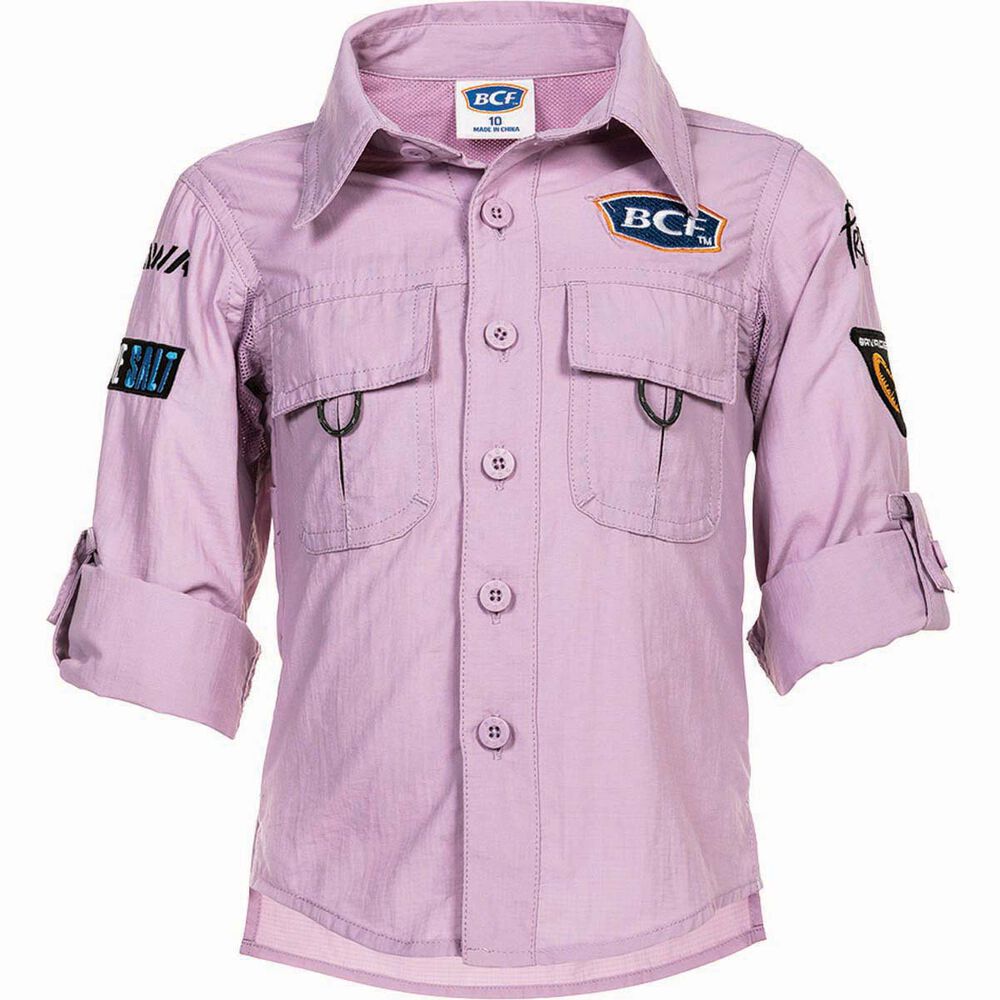 BCF Kids' Long Sleeve Fishing Shirt BCF