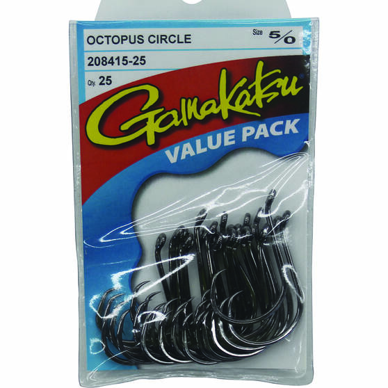 Gamakatsu Octopus Circle Hook 25 Pack 5 / 0