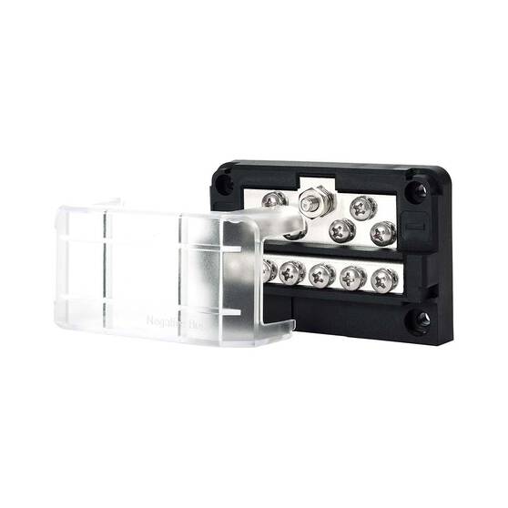 Bowline Fuse Block 6 Gang Black, , bcf_hi-res