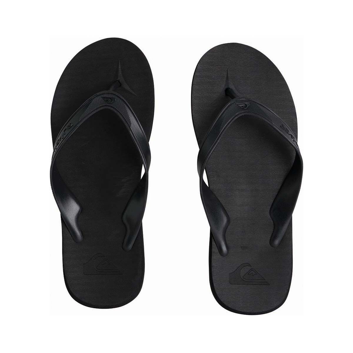 Quiksilver Men's Carver II Deluxe Thongs, Black, bcf_hi-res