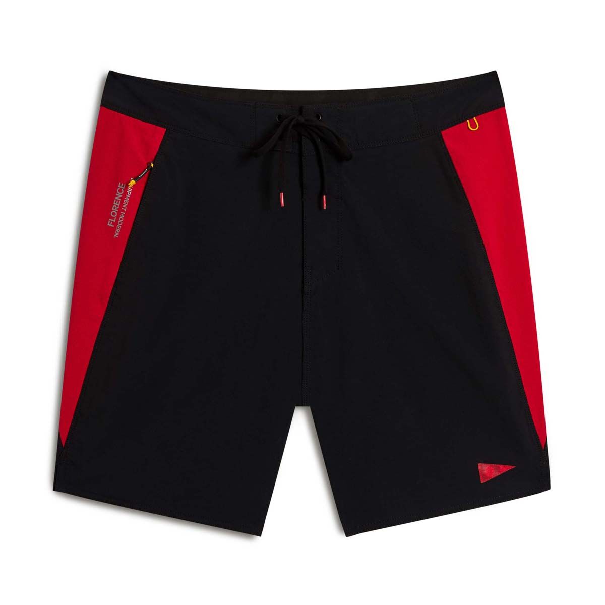 Florence Men's Cordura Airtex Boardshorts Black Racing Red 30, Black Racing Red, bcf_hi-res