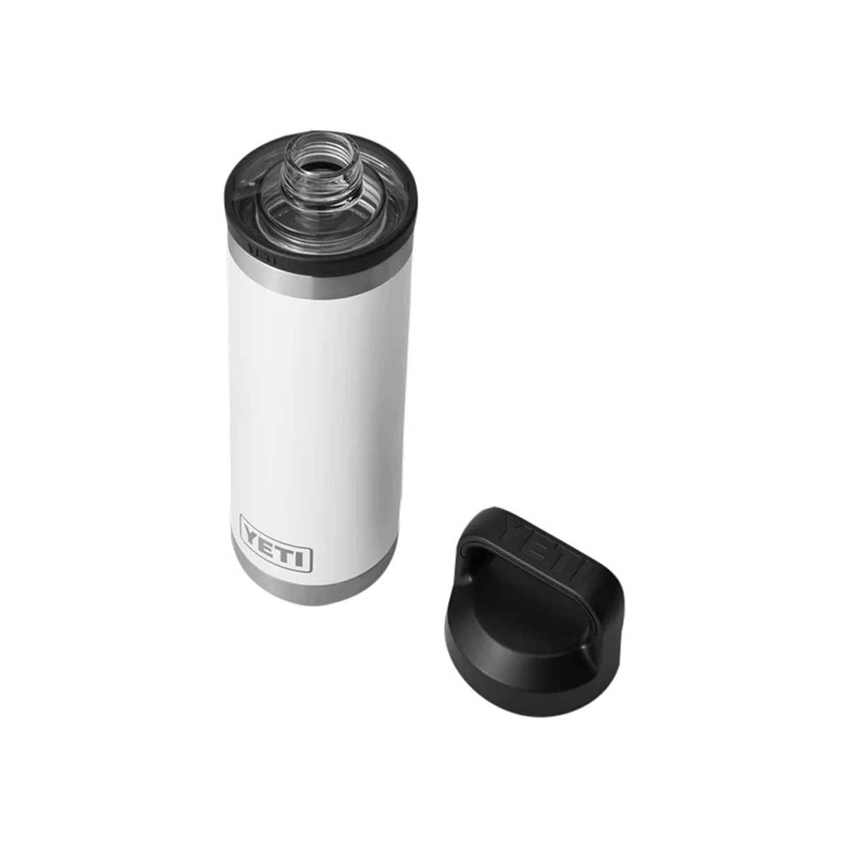 YETI&reg; Rambler&reg; Bottle 18 oz (532ml)  with Chug Cap White, White, bcf_hi-res