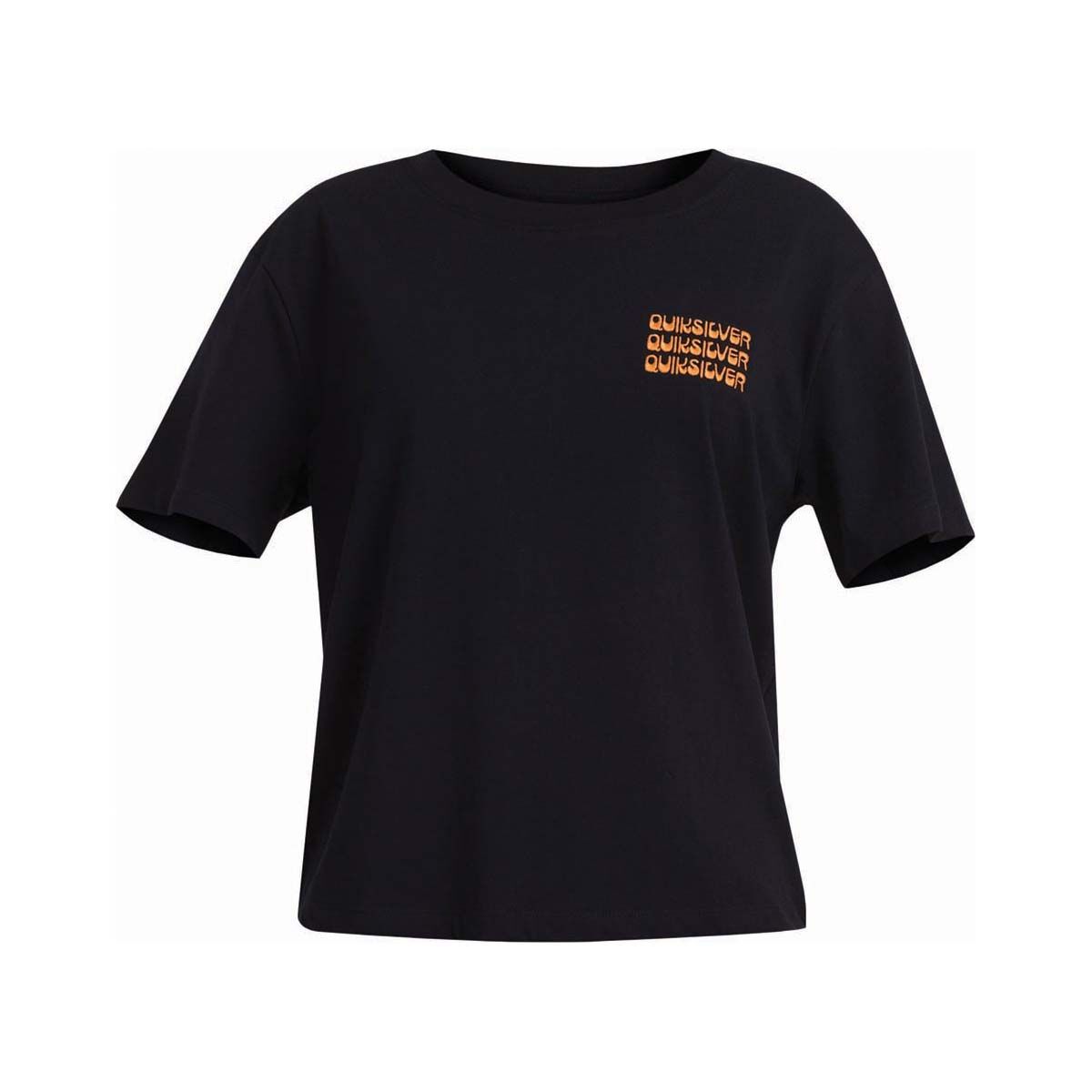 Quiksilver Indie Short Sleeve Shirt for Women, Black, bcf_hi-res
