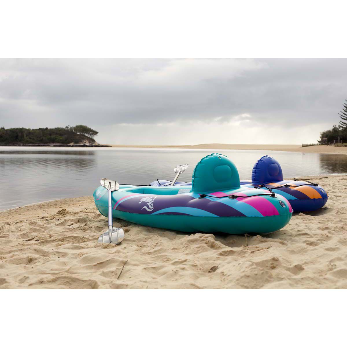 Glide Inflatable Kayak Aquavate Junior Teal BCF