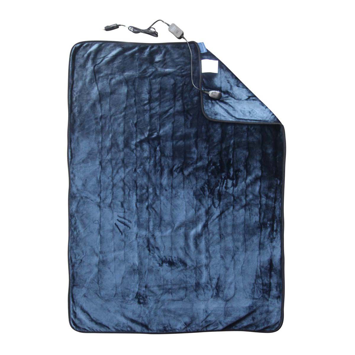 Wanderer 12V Heated Blanket 150x110cm Blue BCF