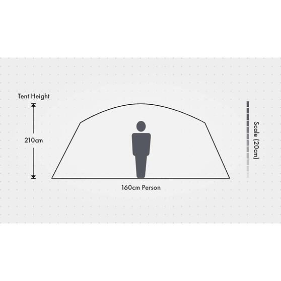 Wanderer Nightfall Dome Tent 10 Person, , bcf_hi-res