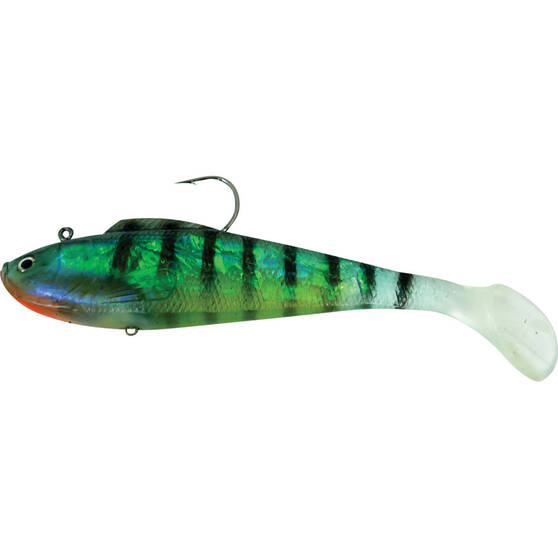 Reidy's Rubbers Soft Plastic Lure 3in Tiger Green, Tiger Green, bcf_hi-res