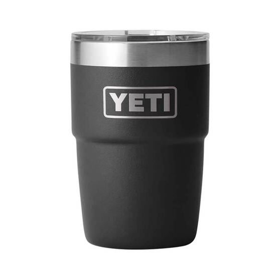 YETI® Rambler® Stackable Cup 8 oz (236ml) Black, Black, bcf_hi-res