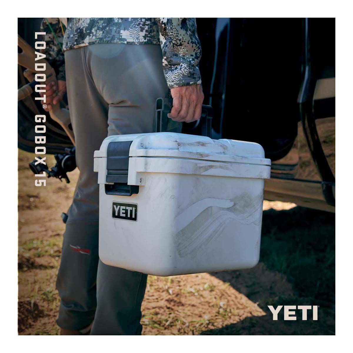 YETI&reg; LoadOut&reg; GoBox 15 Gear Case White, White, bcf_hi-res