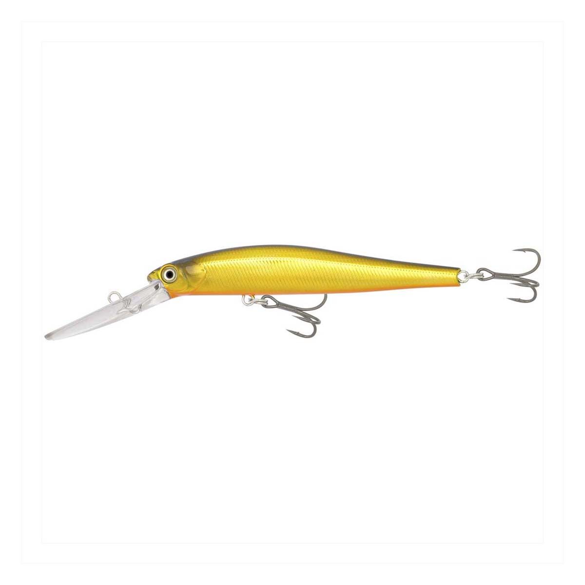 Fishcraft B-Jerky Deep Hard Body Lure 110mm Black Gold, Black Gold, bcf_hi-res