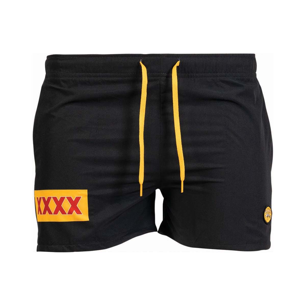 Tide Apparel XXXX Men's Yabbies Beach Shorts Black 32, Black, bcf_hi-res