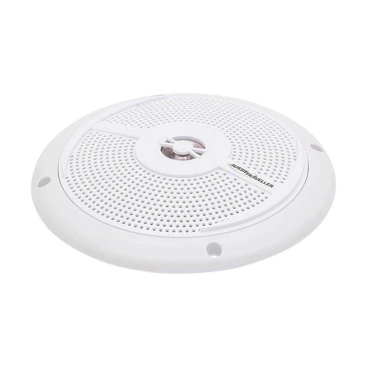 Aussie Traveller 6.5in Two-Way Slimline Speakers White, White, bcf_hi-res