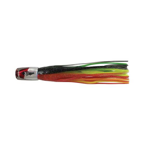 Bluewater Pop Skirted Trolling Lure 6in Red Head, Red Head, bcf_hi-res