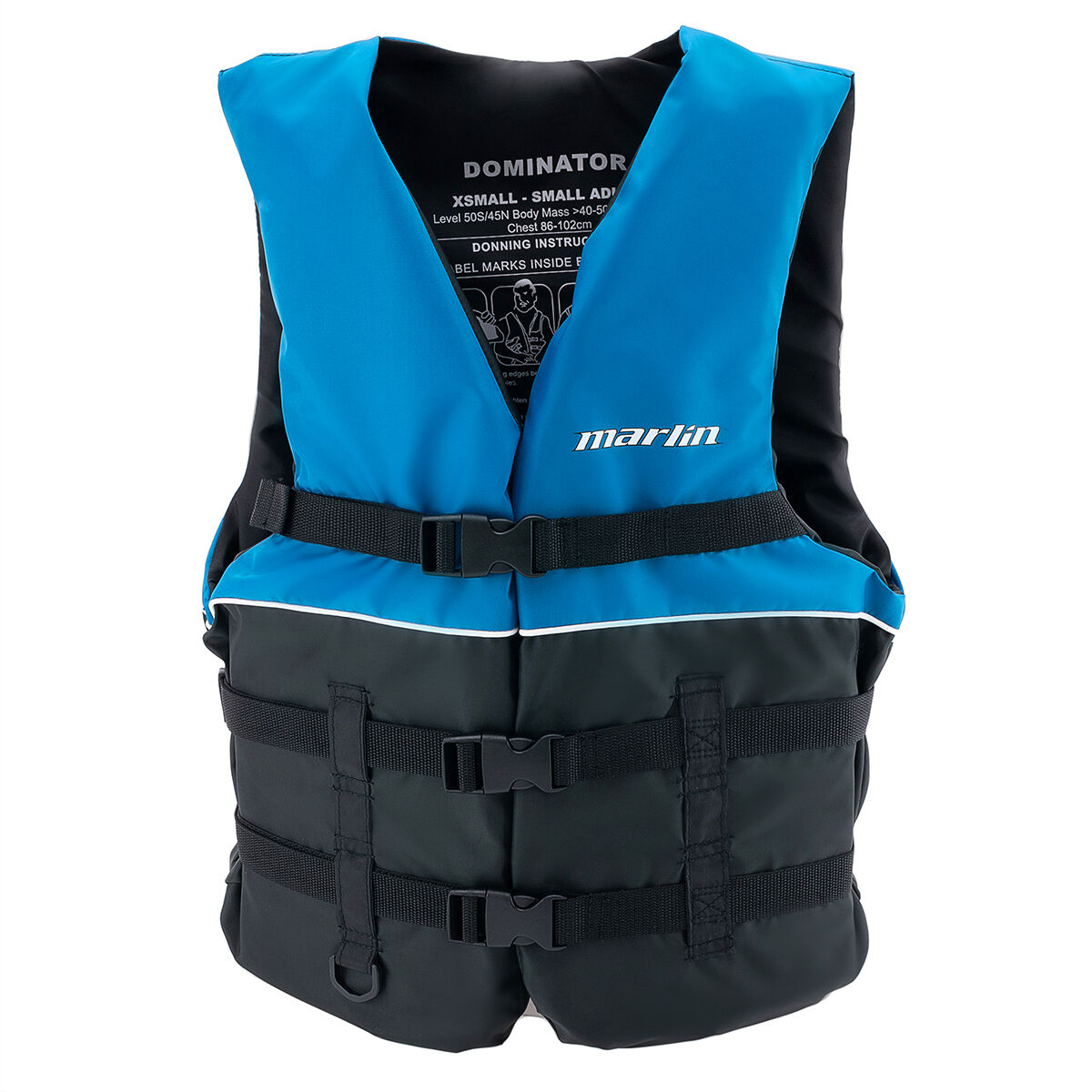 Marlin Australia Adults Dominator Level 50S PFD, Blue, bcf_hi-res