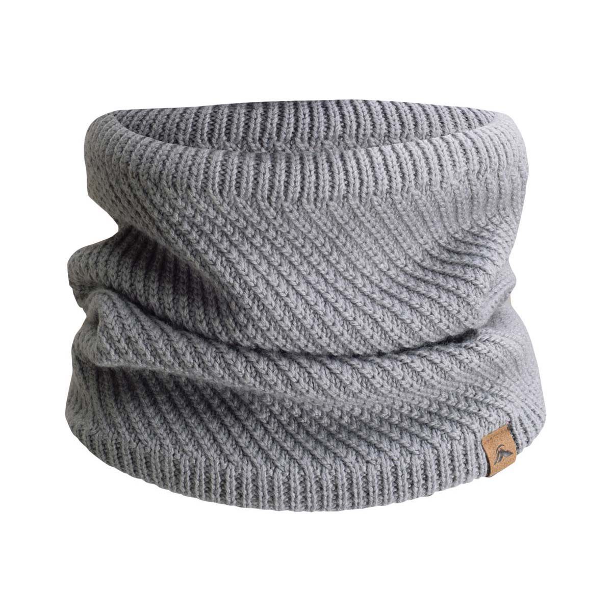 Macpac Unisex Merino Knitted Neck Gaiter Light Grey OSFM BCF