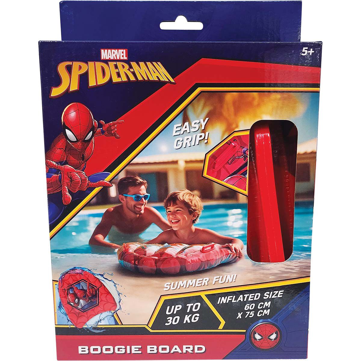 Spiderman Inflatable Bodyboard, , bcf_hi-res