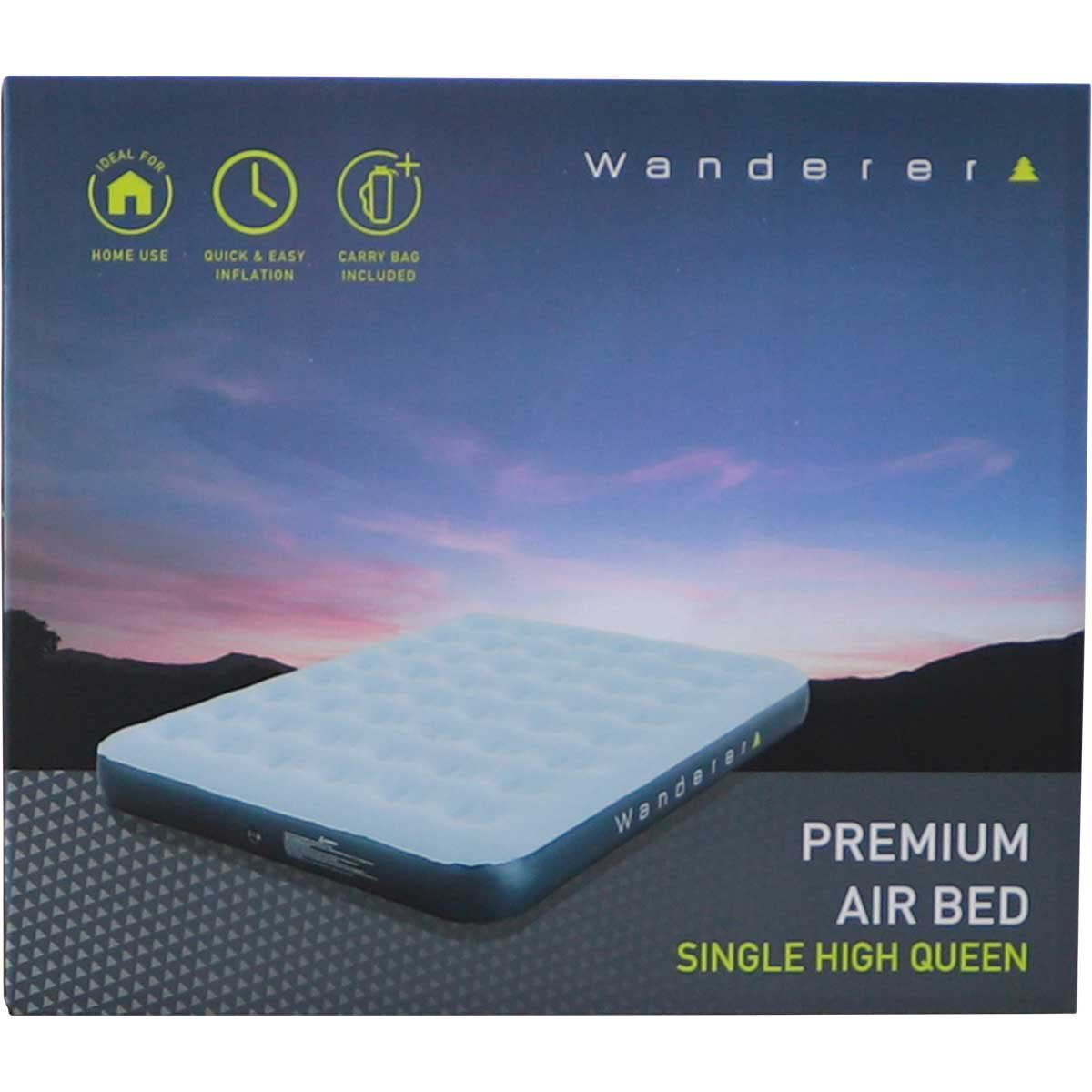 Wanderer Single High Premium Air Bed Queen BCF