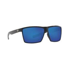 Costa Rincon Men's Sunglasses Black with Blue Lens, , bcf_hi-res