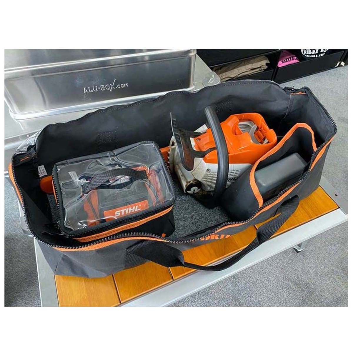 Drifta Electric Chainsaw Clear Top Bag, , bcf_hi-res