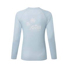 Gill Women's XPEL Tech Long Sleeve Sublimated Polo, Ice, bcf_hi-res