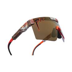 Pit Viper The Actualbush Original Polarised Sunglasses 2.0 Wide Gold, Gold, bcf_hi-res