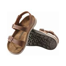 Birkenstock Women’s Sonora Cross Town Oiled Leather Sandals, Brown, bcf_hi-res