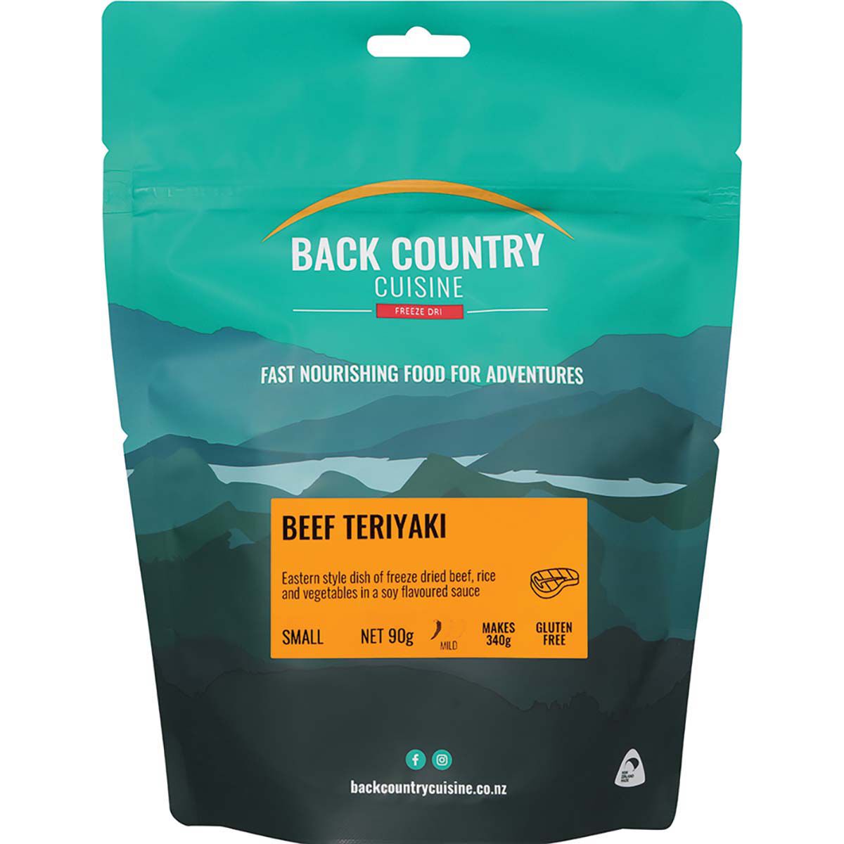 Back Country Cuisine Freeze Dried Beef Teriyaki 1 Serve, , bcf_hi-res