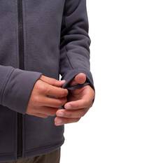 Macpac Men's Mountain Hooded Fleece Jacket Forged Iron S, Forged Iron, bcf_hi-res