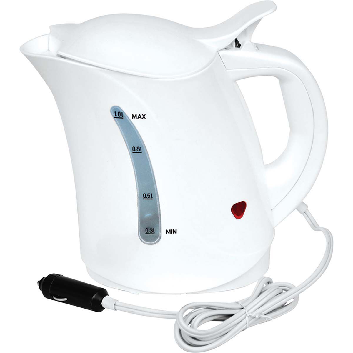 12V Kettle Germanice Portable White Kettle BCF Australia