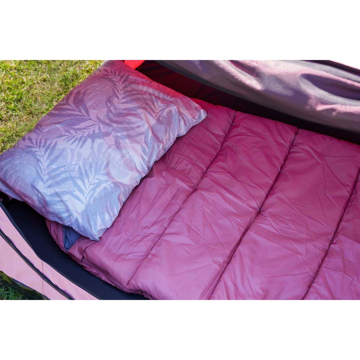Wanderer Singe 0&deg; Hooded Rose Pink Sleeping Bag, , bcf_hi-res