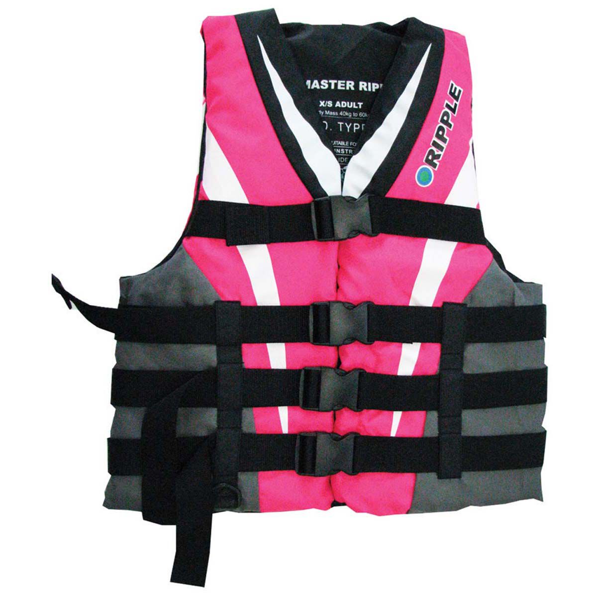 Ripple Adult Skimaster PFD 50S Pink 16, Pink, bcf_hi-res