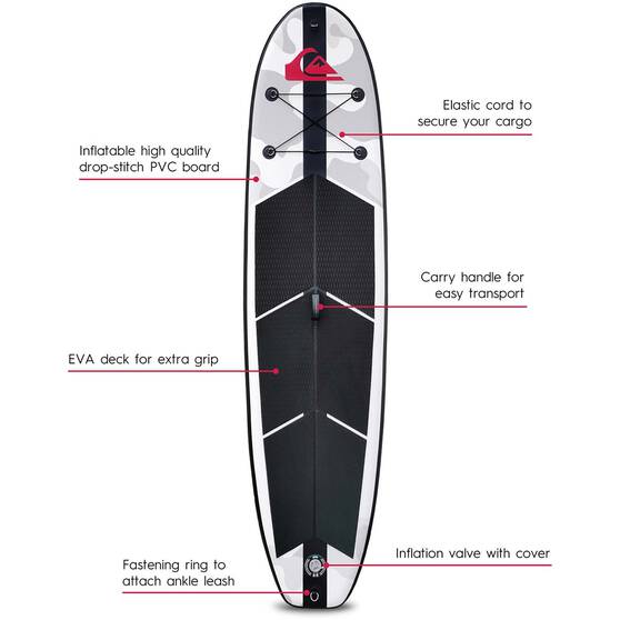 Quiksilver Inflatable Stand Up Paddle Board 10’6 - Camo, , bcf_hi-res