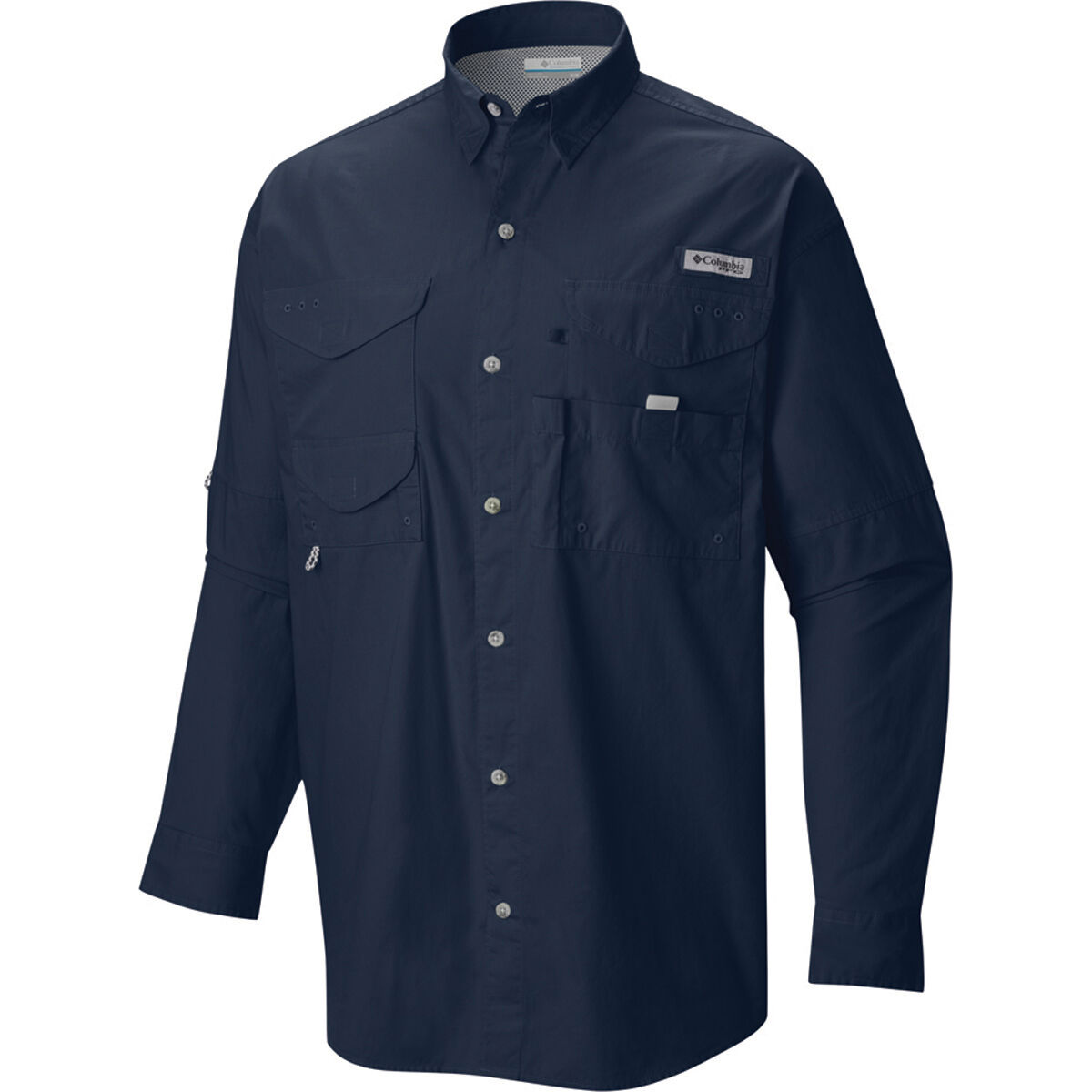 navy blue columbia shirt
