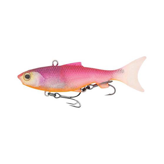 Samaki Vibelicious Thumper Tail Soft Vibe Lure 100mm 20g Pink Lady UV, Pink Lady UV, bcf_hi-res