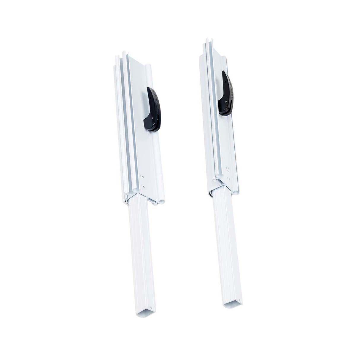 Aussie Traveller Anti-Flap Kit End Extensions 100mm White, White, bcf_hi-res