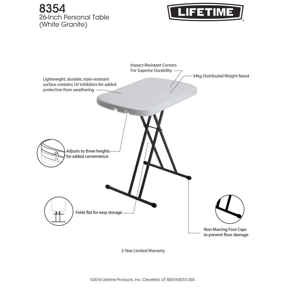 Lifetime Personal Blow Mould Table, , bcf_hi-res